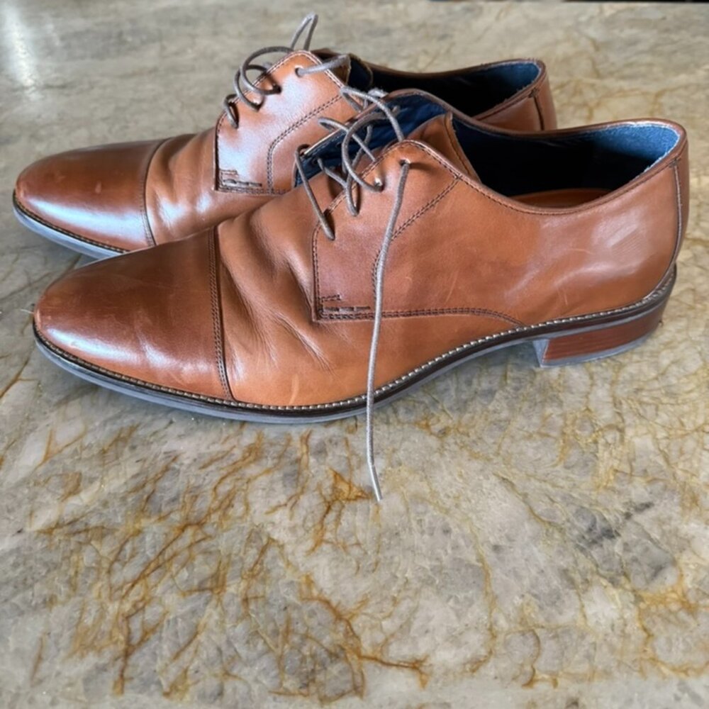 Cole Haan Men's Leather Oxford Cap Toe Shoes Size 13